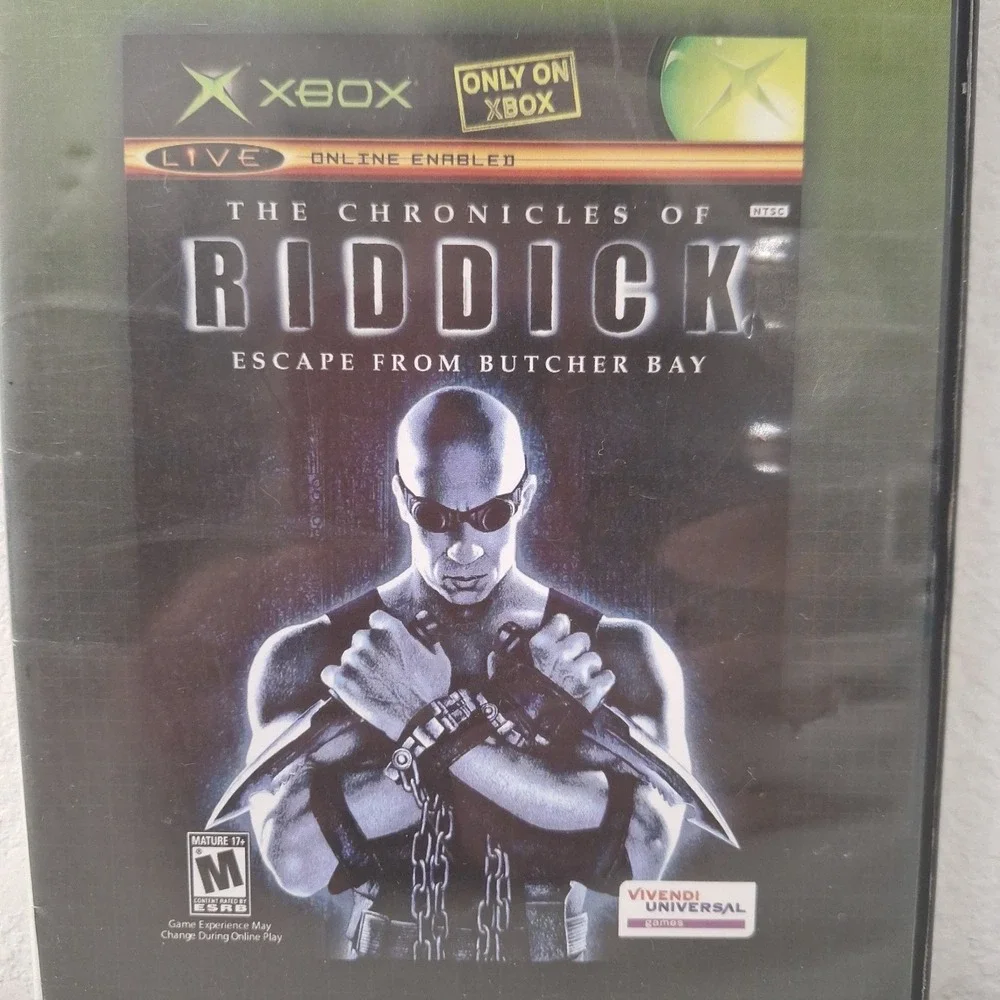 Chronicles of Riddick Escape From Butcher Bay Xbox Game May Need Resurfacing